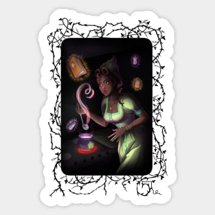 Halloween 2020 Witch Kayla King Vespiary Sticker